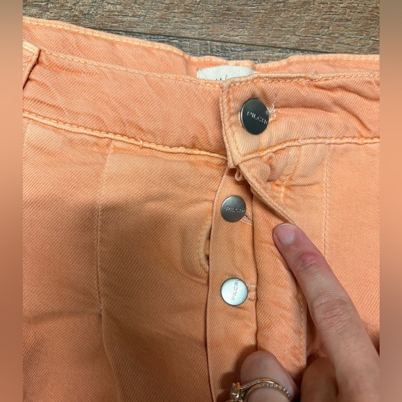 NWT Pilcro Anthropologie Pleated Micro Denim Skirt Size 12 - Picture 3 of 6